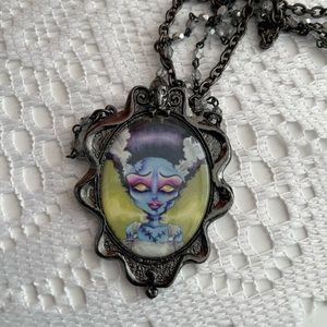 Frankenstein Girl Necklace